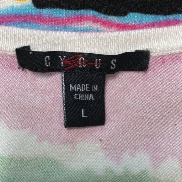 Cyrus Colorful Knit Pull Over Top V-Neck Long Sleeves Stretchy Soft - Picture 9 of 16